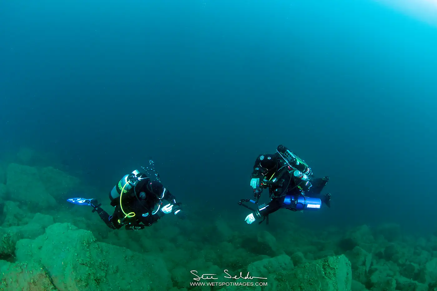Divers down Fathom Five